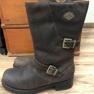Harley Davidson boots. Size 9, brown